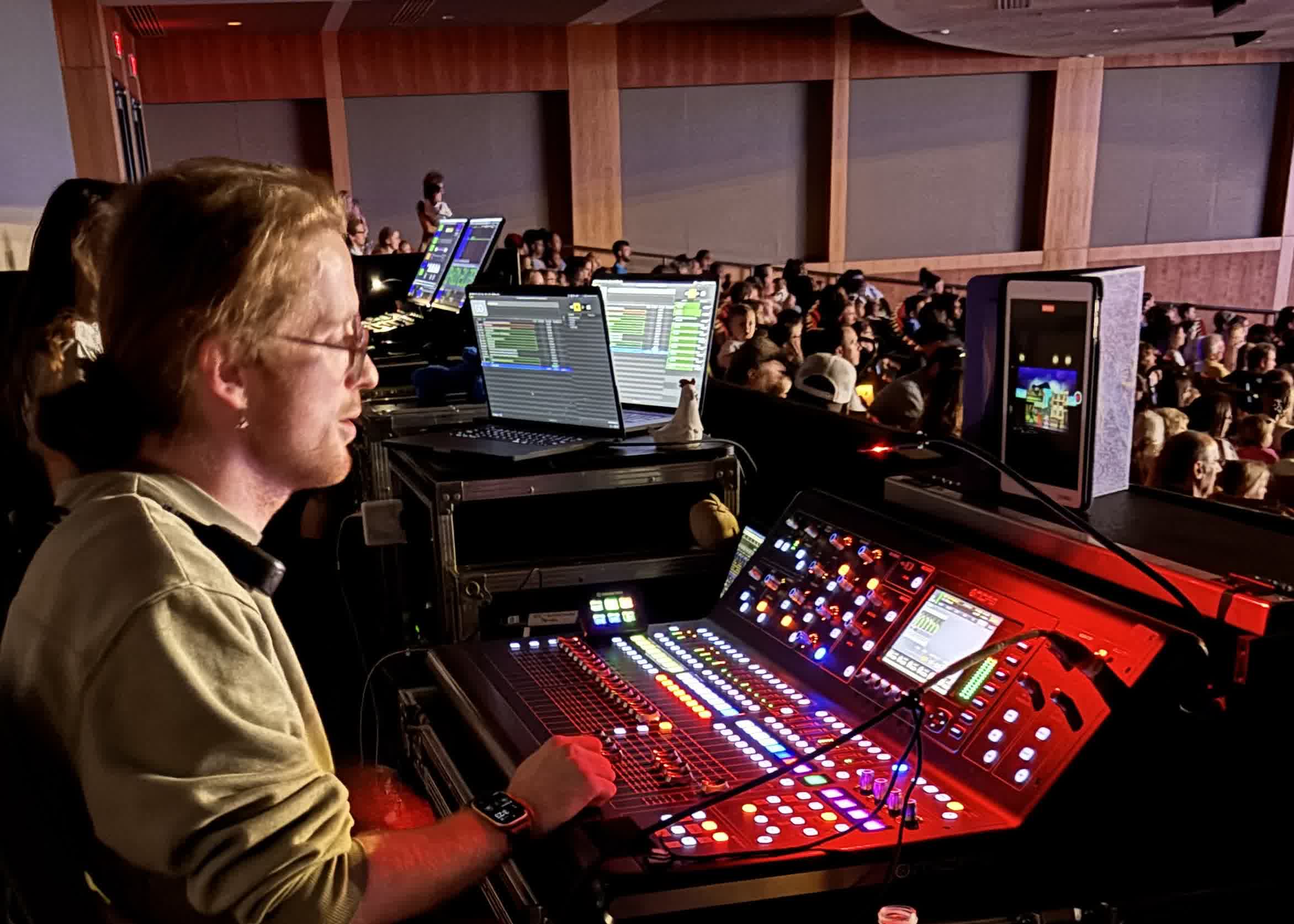 Brennan Reilly Mixing Sesame Street Live at DPAC